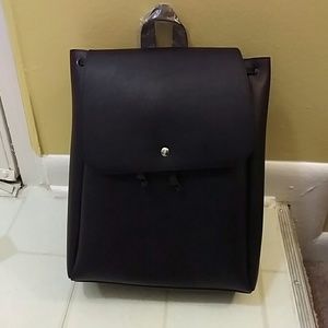 Black Backpack purse